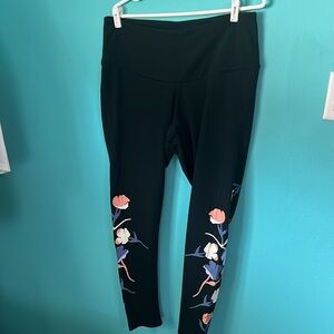 NWT Adidas Floral Primegreen Detail Full Length Leggings 2X